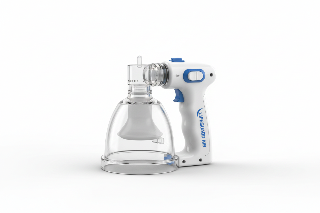 生成一张窒息急救医疗器械白底图