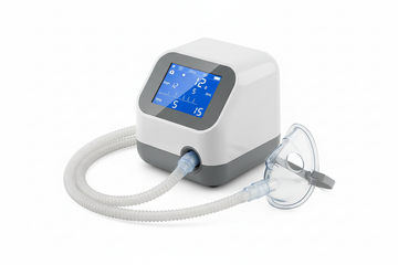 生成一张家用呼吸机图片，要白底图